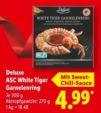 Lidl Deluxe asc white tiger garnelenring Angebot
