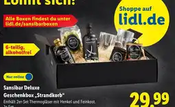 Lidl Sansibar deluxe geschenkbox 'strandkorb' Angebot