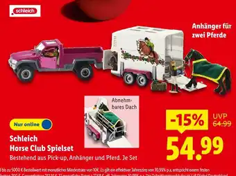 Lidl Schleich horse club spielset Angebot