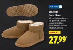 Lidl Sansibar leder-boots Angebot