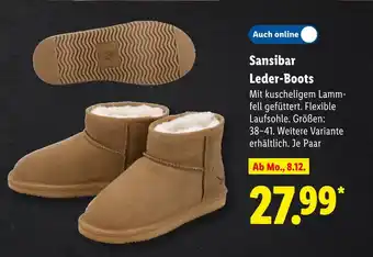 Lidl Sansibar leder-boots Angebot