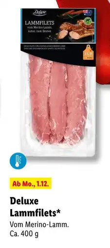 Lidl Deluxe lammfilets Angebot