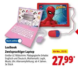 Lidl Lexibook zweisprachiger laptop Angebot