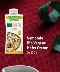 Lidl Vemondo bio vegane hafer creme Angebot