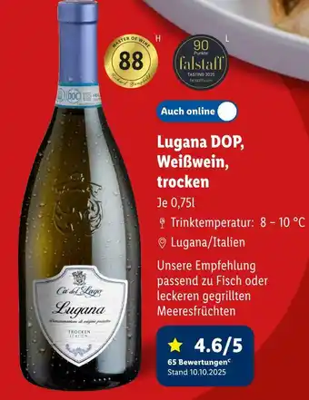 Lidl Ca' del lago lugana dop, weißwein, trocken Angebot