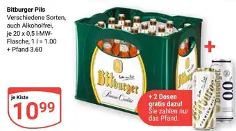Globus Bitburger pils Angebot