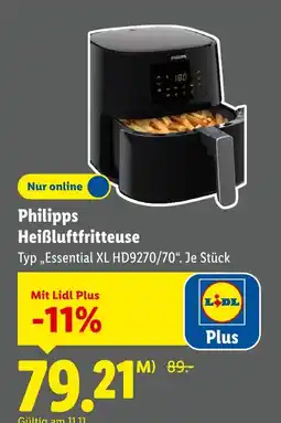 Lidl Philipps heißluftfritteuse Angebot