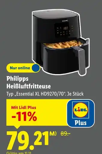Lidl Philipps heißluftfritteuse Angebot