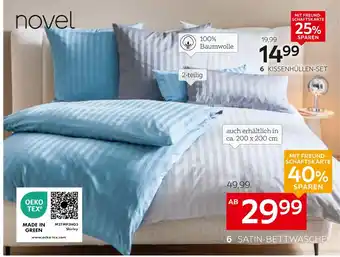 XXXLutz Novel satin-bettwäsche-garnitur „dobby“ Angebot