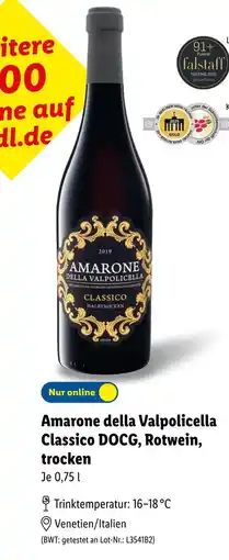 Lidl Amarone della valpolicella classico docg Angebot