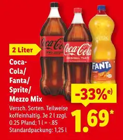Lidl Coca-cola zero sugar Angebot