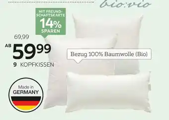 XXXLutz Bio:vio kopfkissen „baffin“ Angebot
