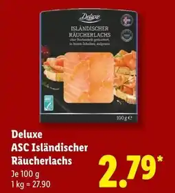 Lidl Deluxe asc isländischer räucherlachs Angebot