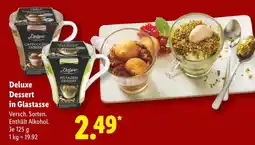 Lidl Deluxe cappuccino dessert Angebot