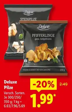 Lidl Deluxe steinpilze Angebot