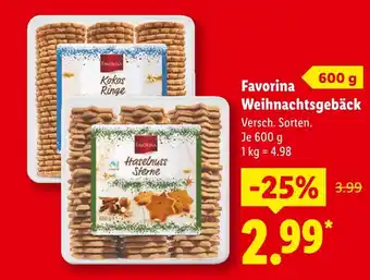 Lidl Favorina kokos ringe Angebot