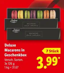 Lidl Deluxe macarons in geschenkbox Angebot