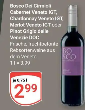 Globus Bosco dei cirmioli cabernet veneto igt Angebot