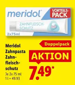 Lidl Meridol zahnpasta zahnfleischschutz Angebot