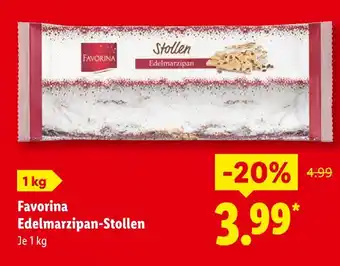 Lidl Favorina edelmarzipan-stollen Angebot
