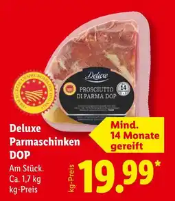 Lidl Deluxe parmaschinken dop Angebot