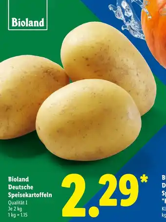 Lidl Bioland deutsche speisekartoffeln Angebot