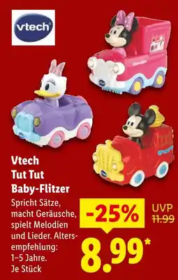 Lidl Vtech tut tut baby-flitzer minnie Angebot