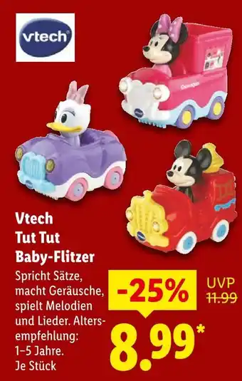 Lidl Vtech tut tut baby-flitzer minnie Angebot