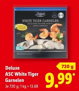 Lidl Deluxe asc white tiger garnelen Angebot