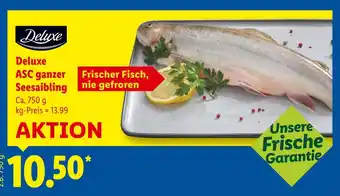Lidl Deluxe asc ganzer seesaibling Angebot