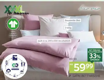 XXXLutz Bio:vio satin-bettwäsche-garnitur „nigiri“ Angebot