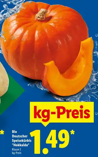 Lidl Bio deutscher speisekürbis hokkaido Angebot