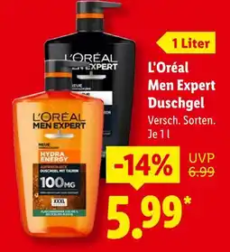 Lidl L'oréal men expert duschgel Angebot