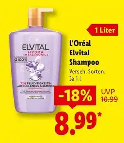 Lidl L'oréal elvital shampoo Angebot