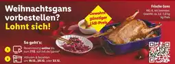 Lidl Frische gans Angebot