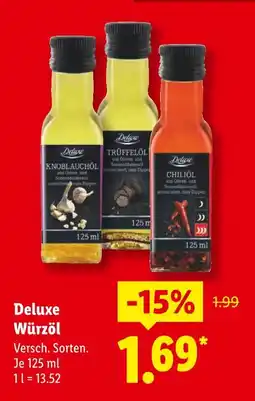 Lidl Deluxe knoblauchöl Angebot