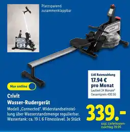 Lidl Crivit wasser-rudergerät Angebot