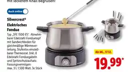 Lidl Silvercrest elektrisches fondue Angebot