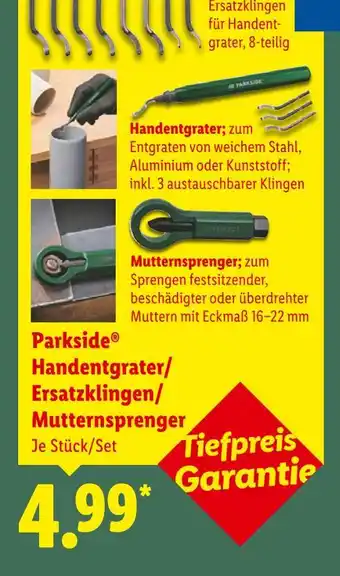 Lidl Parkside handentgrater Angebot
