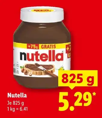 Lidl Nutella nutella Angebot