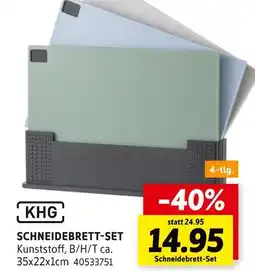 SCONTO Khg schneidebrett-set Angebot