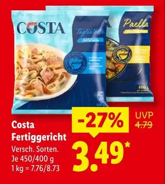 Lidl Costa tagliatelle wildlachs Angebot