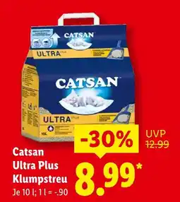 Lidl Catsan ultra plus klumpstreu Angebot