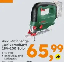 Globus Baumarkt Bosch universalsaw 18v-100 solo Angebot
