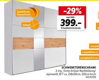 SCONTO Schwebetürenschrank Angebot