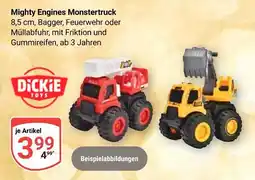 Globus Dickie toys mighty engines monstertruck Angebot