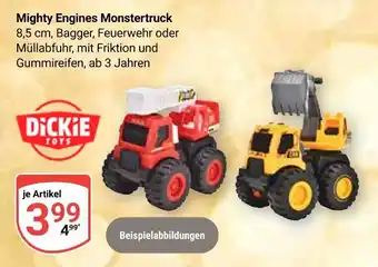 Globus Dickie toys mighty engines monstertruck Angebot
