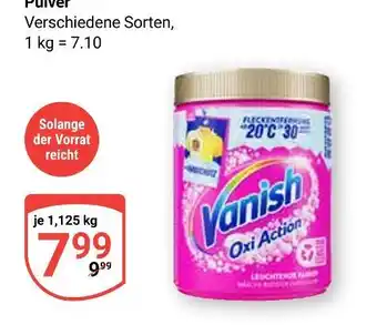 Globus Vanish oxi action pulver Angebot