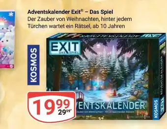 Globus Kosmos adventskalender exit – das spiel Angebot
