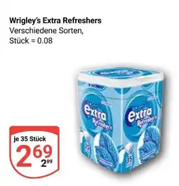 Globus Wrigley's extra refreshers Angebot